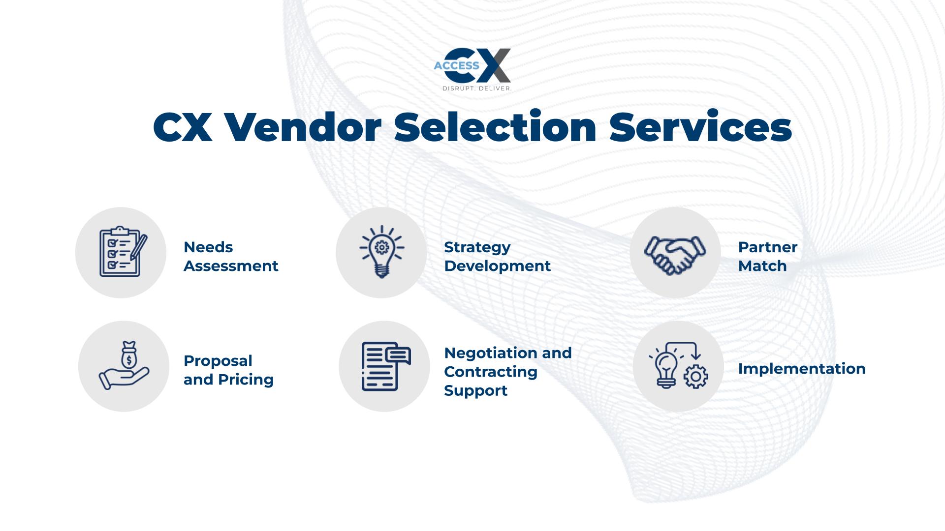 Access CX Vendor Selection Services 