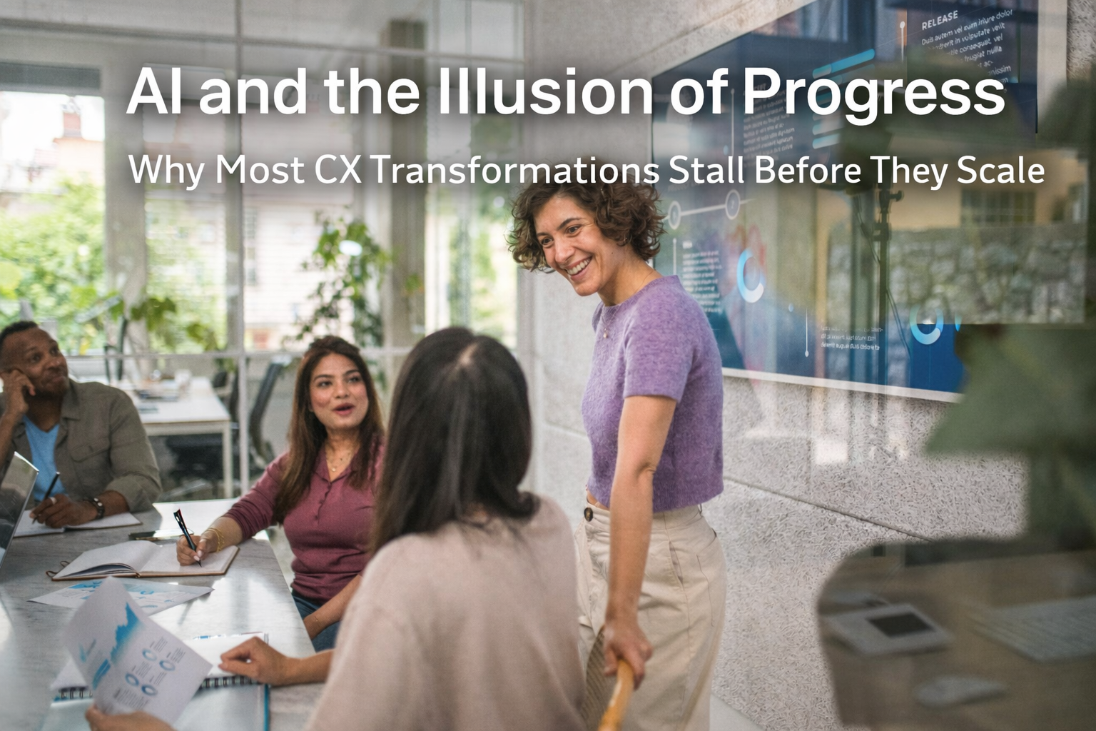 AI and the illusion of progress: Why Most CX Transformations Will Stall Before They Scale