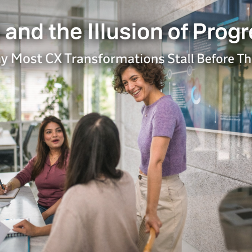 AI and the illusion of progress: Why Most CX Transformations Will Stall Before They Scale