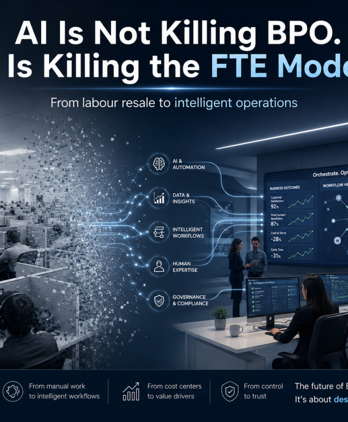 AI transforming BPO operations model